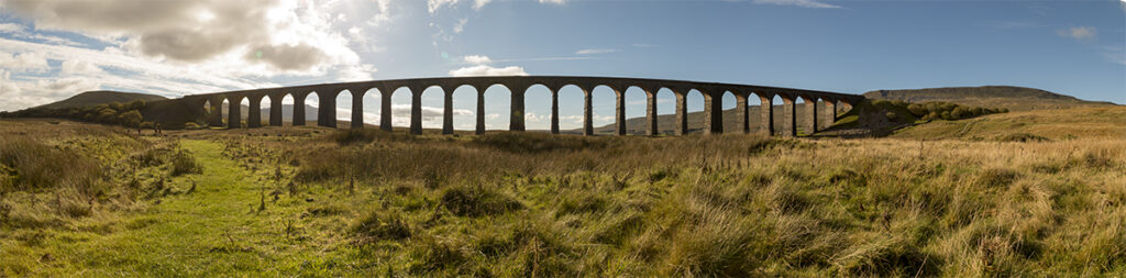 Ribblehead Viaduct in the Yorkshire Dales