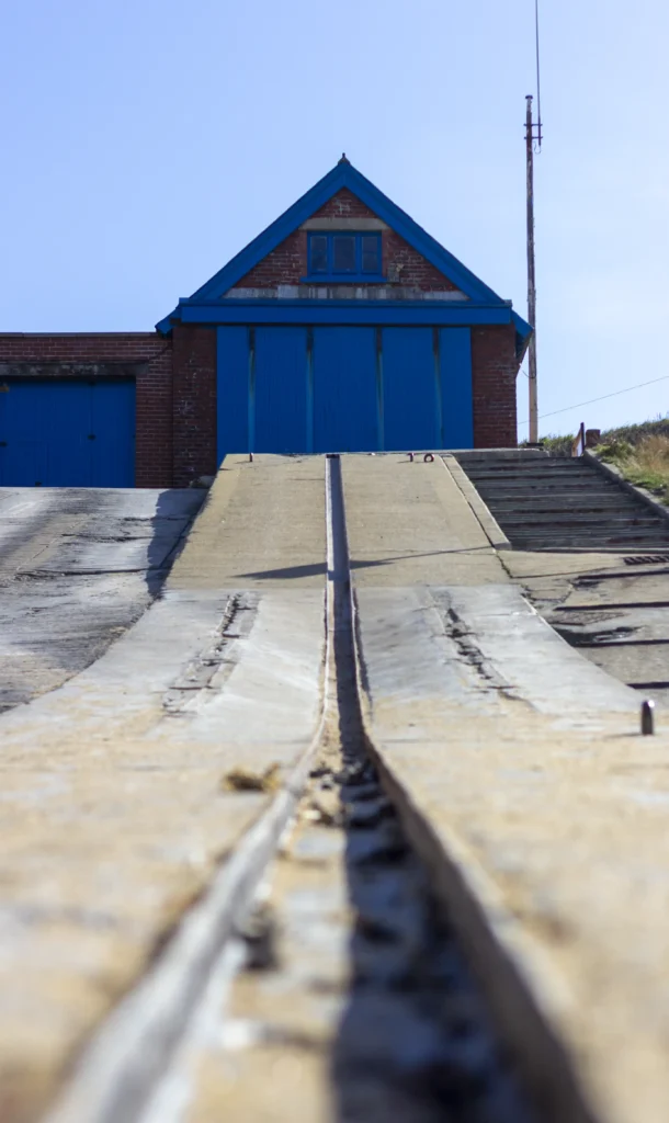 Flamborough Lifeboat House at north Landing
