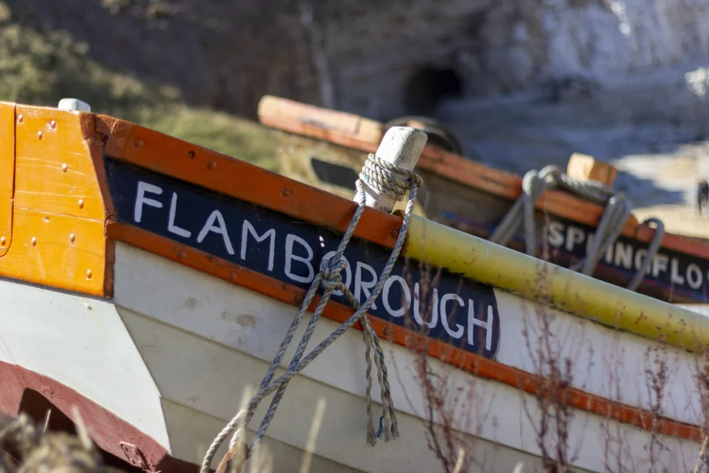 Boats at Flamborough North Landing